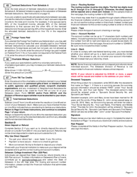 Instructions for Form 200-01 Delaware Individual Resident Income Tax Return - Delaware, Page 11