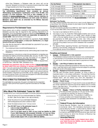 Instructions for Form 200-01 Delaware Individual Resident Income Tax Return - Delaware, Page 4