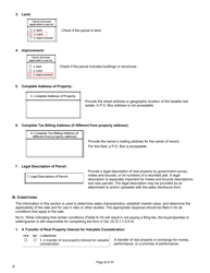 Instructions for State Form 46021, State Form 55632 Sales Disclosure Form - Indiana, Page 2