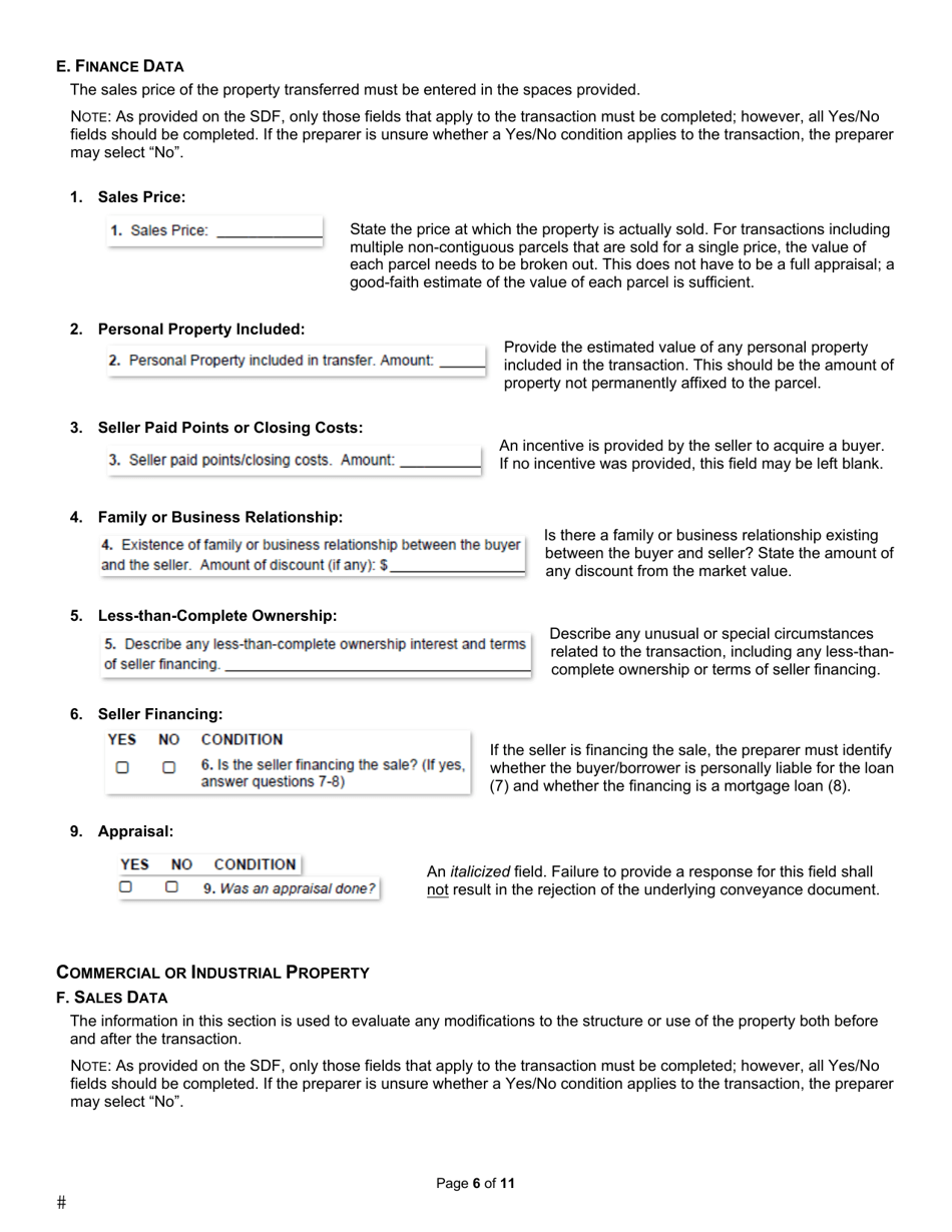 Download Instructions for State Form 46021, State Form 55632 Sales