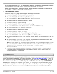 Instructions for USCIS Form I-690 Application for Waiver of Grounds of Inadmissibility Under Sections 245a or 210 of the Immigration and Nationality Act, Page 4