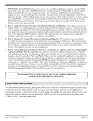 Instructions for USCIS Form I-690 Application for Waiver of Grounds of Inadmissibility Under Sections 245a or 210 of the Immigration and Nationality Act, Page 6