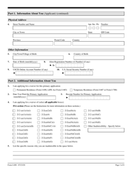 USCIS Form I-690 Application for Waiver of Grounds of Inadmissibility Under Sections 245a or 210 of the Immigration and Nationality Act, Page 2