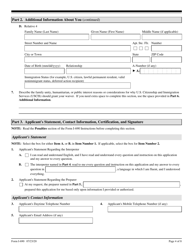 USCIS Form I-690 Application for Waiver of Grounds of Inadmissibility Under Sections 245a or 210 of the Immigration and Nationality Act, Page 4
