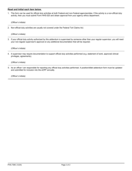 Form PHS-7085 Position/Billet Addendum, Page 2