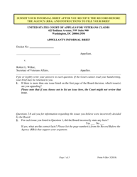 Form 9A Informal Brief, Page 3