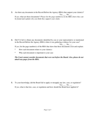Form 9A Informal Brief, Page 4