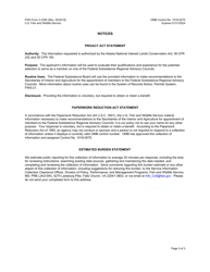 FWS Form 3-2300 Federal Subsistence Regional Advisory Council Membership Incumbent Application, Page 3