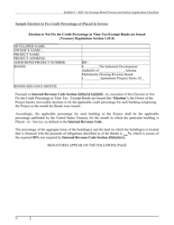 Exhibit F Arizona Tax Exempt Bond Process and Initial Application Checklist - Arizona, Page 11