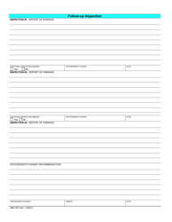 Form ABC-537 Off-Sale Premises Inspection Sheet - California, Page 2