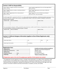 Form 517-004A Egg Handler and Producer Registration Form - California, Page 2
