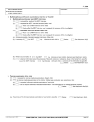 Form FL-329 Confidential Child Custody Evaluation Report - California, Page 3