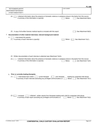 Form FL-329 Confidential Child Custody Evaluation Report - California, Page 4