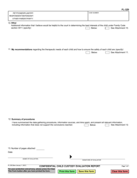 Form FL-329 Confidential Child Custody Evaluation Report - California, Page 7