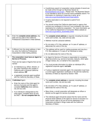 Form ARTS-PC Articles of Incorporation of a Professional Corporation - California, Page 3