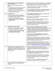 Form SI-100 Statement of Information - California, Page 3