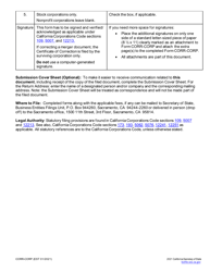 Form CORR-CORP Certificate of Correction - California, Page 3