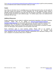 Form S&amp;DA Statement and Designation by Foreign Association - California, Page 3