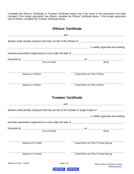 Form ASDA Amended Statement and Designation by Foreign Association - California, Page 6