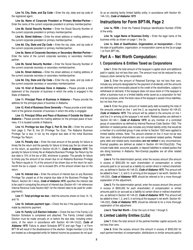 Instructions for Form BPT-IN &quot;Alabama Business Privilege Tax Initial Privilege Tax Return&quot; - Alabama, Page 2
