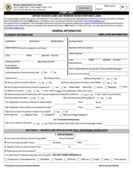 Wage Complaint Form - Illinois, Page 3