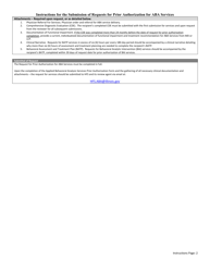 Prior Authorization for Applied Behavioral Analysis (Aba) Services - Illinois, Page 3