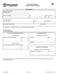 Form BLR12200 Local Public Agency Formal Contract Proposal - Illinois