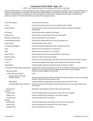 Form BLR46300 Local Public Agency Functional or Structural Overlay Approval - Illinois, Page 3