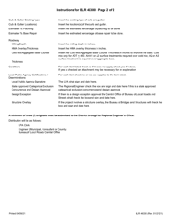 Form BLR46300 Local Public Agency Functional or Structural Overlay Approval - Illinois, Page 4