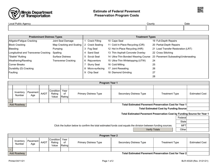 Form BLR45320  Printable Pdf