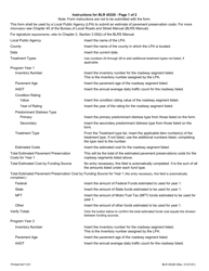 Form BLR45320 Estimate of Federal Pavement Preservation Program Costs - Illinois, Page 3