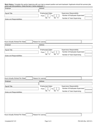 Form PM2425 Employment Application for Technical Positions - Illinois, Page 3