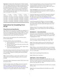 Instructions for Form FIT-20, State Form 44623 Indiana Financial Institution Tax Return - Indiana, Page 7