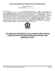 Community Enterprise Grant Program Application - Maine, Page 16