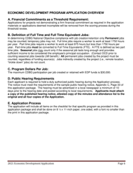 Economic Development Program Application - Maine, Page 6