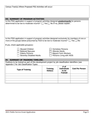 Public Service Grant Program Application - Maine, Page 9