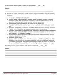 Downtown Revitalization Grant Program Application - Maine, Page 18