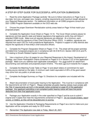 Downtown Revitalization Grant Program Application - Maine, Page 4