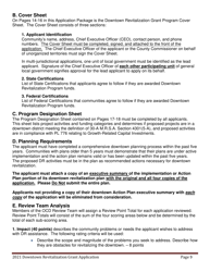 Downtown Revitalization Grant Program Application - Maine, Page 9