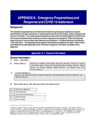 Document preview: Appendix K Emergency Preparedness and Response and Covid-19 Addendum - Maryland