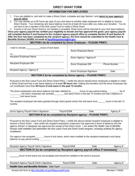 Direct Grant Form - Montana, Page 4