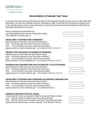 Reconciliation of Calendar Year Taxes - Nebraska, Page 2
