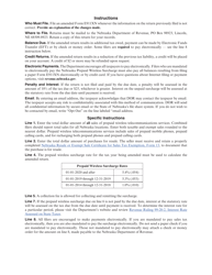 Form E911XN Amended Nebraska Prepaid Wireless Surcharge Return - Nebraska, Page 2
