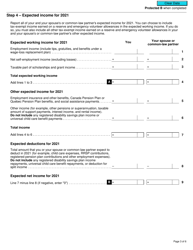 Form RC201 Canada Workers Benefit Advance Payments Application - Canada, Page 3