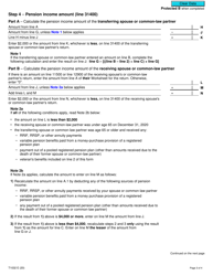 Form T1032 Joint Election to Split Pension Income - Canada, Page 3