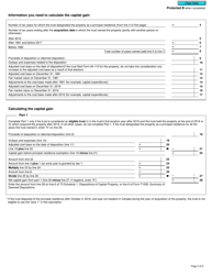 Form T1079 Designation of a Property as a Principal Residence by a Personal Trust - Canada, Page 3