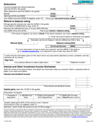 Form T1136 Old Age Security Return of Income - Canada, Page 2
