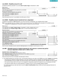 Form T2203 (9406-D) Worksheet ON428MJ Ontario - Canada, Page 2