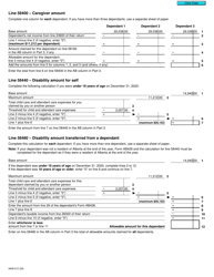 Form T2203 (9409-D) Worksheet AB428MJ Alberta - Canada, Page 2