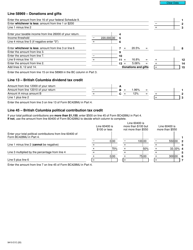 Form T2203 (9410-D) Worksheet BC428MJ British Columbia - Canada, Page 3